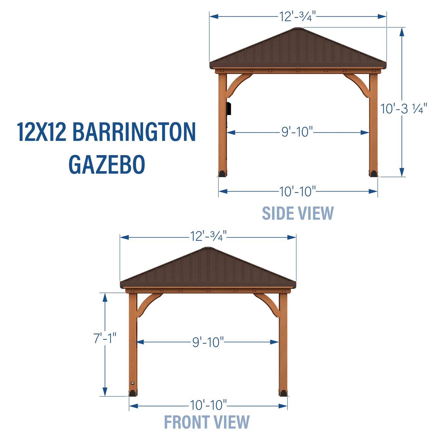 12x12 Barrington Gazebo