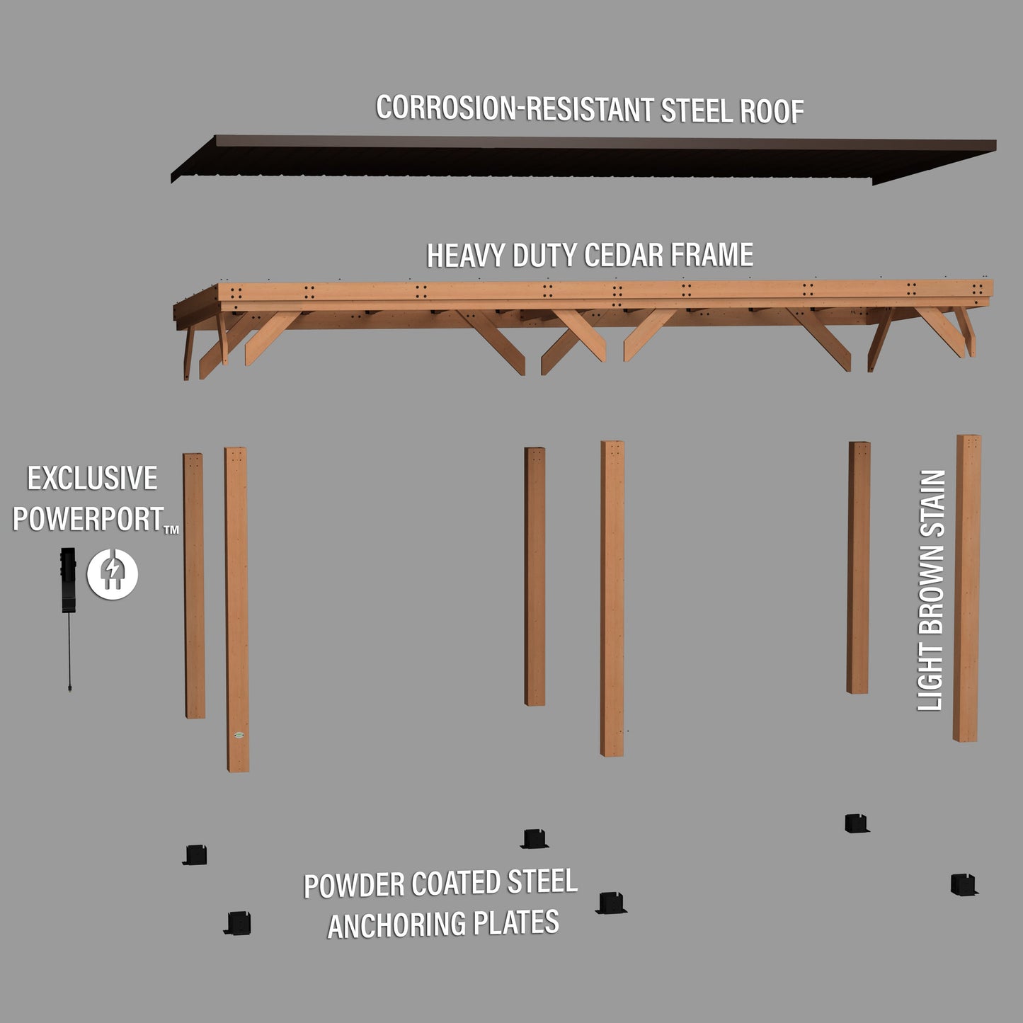 20x9.5 Arcadia Gazebo
