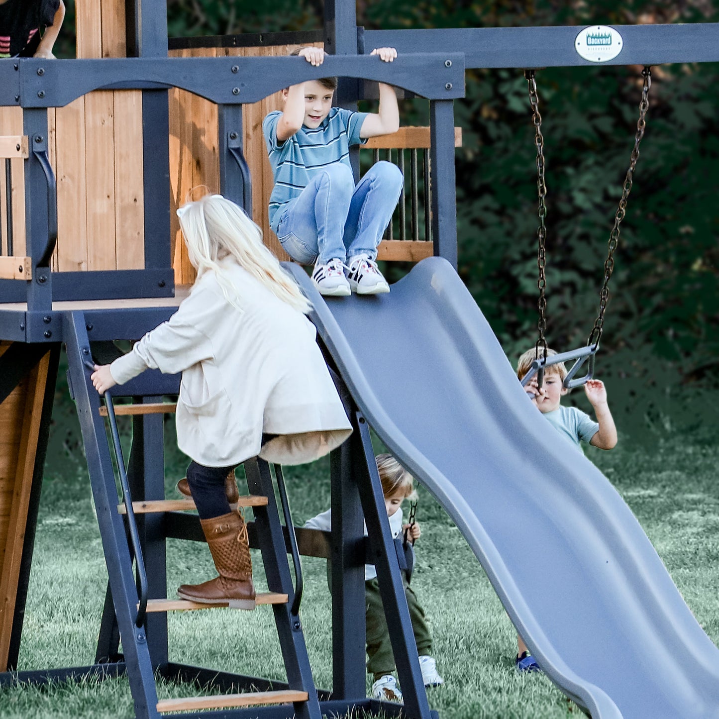 Timber Crossing Swing Set