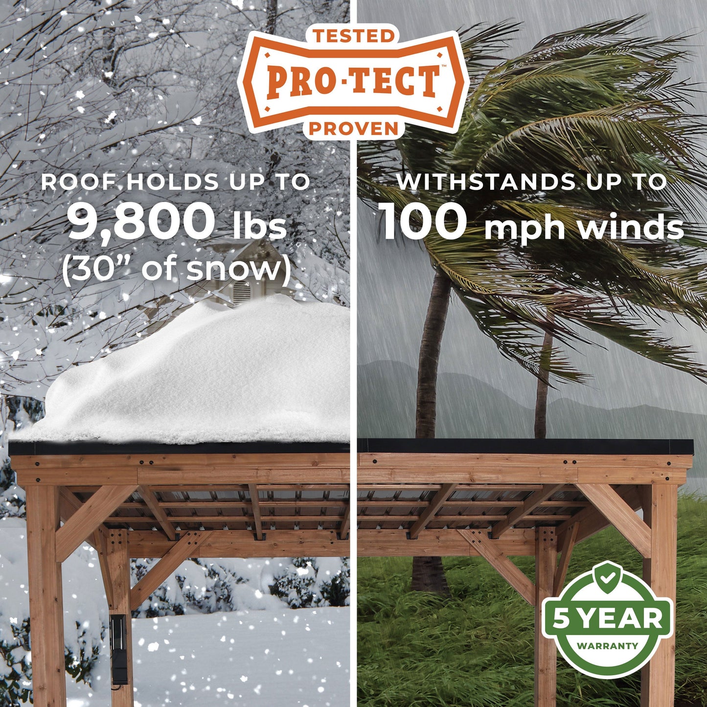 20x9.5 Arcadia Gazebo