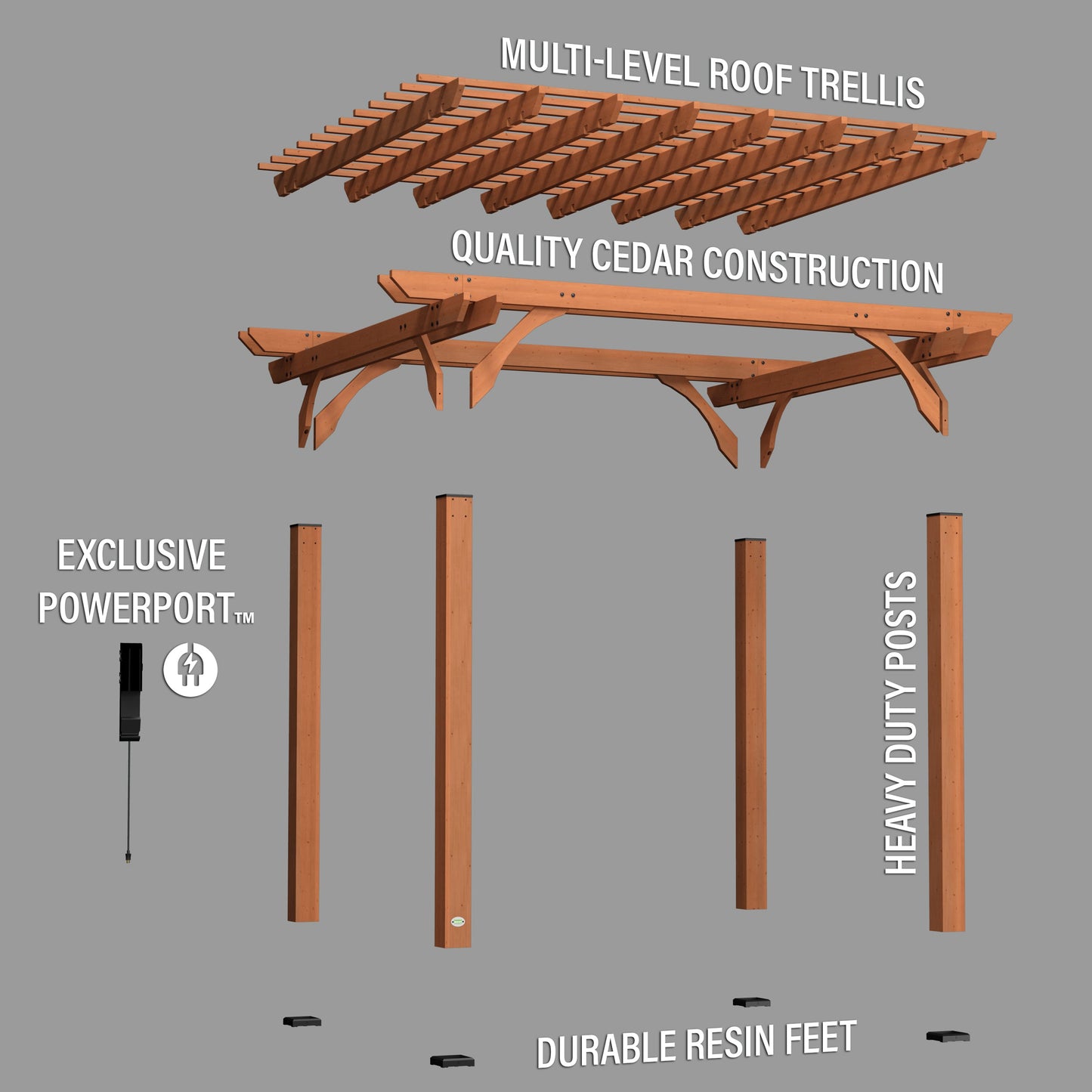 12x10 Beaumont Pergola