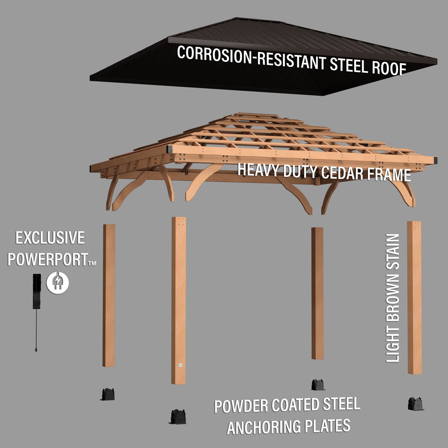 14x10 Cordova Gazebo