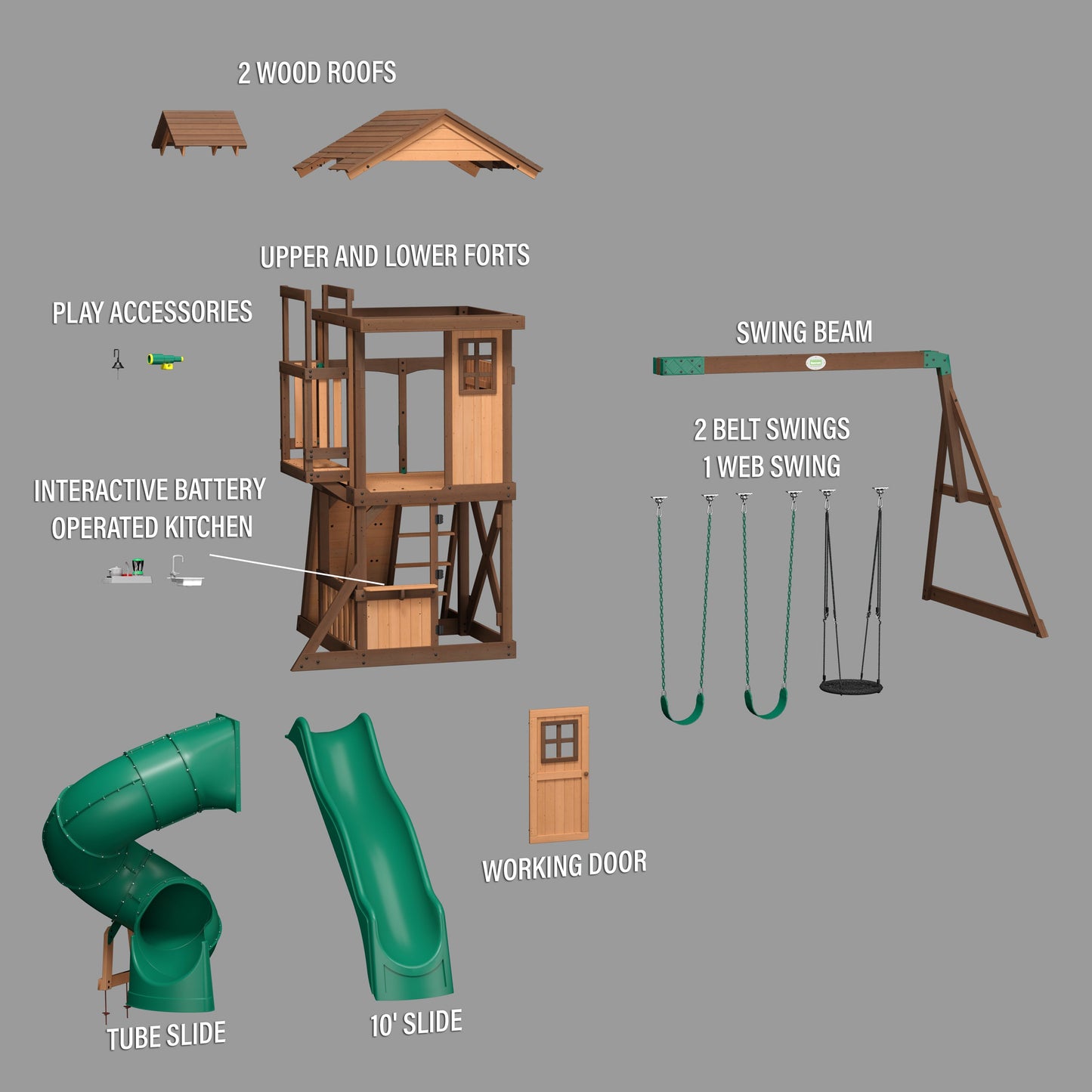 Tacoma Falls Swing Set