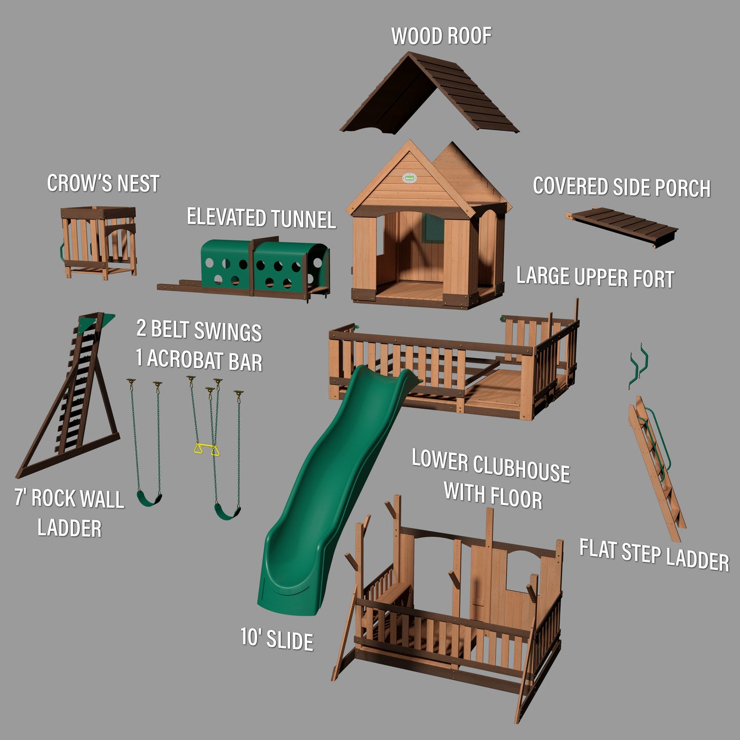 Woodridge Elite Swing Set