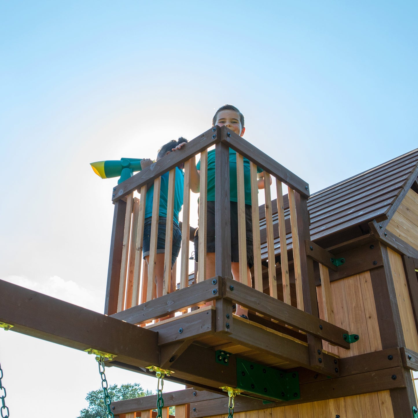 Skyfort II With Spiral Tube Slide