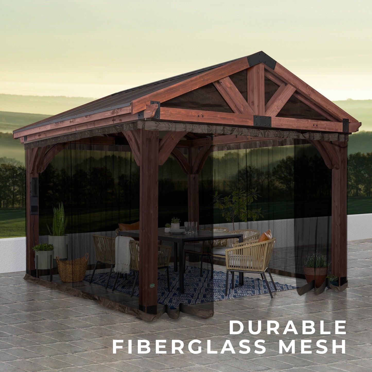 Mosquito Netting Kit-Arlington Gazebos