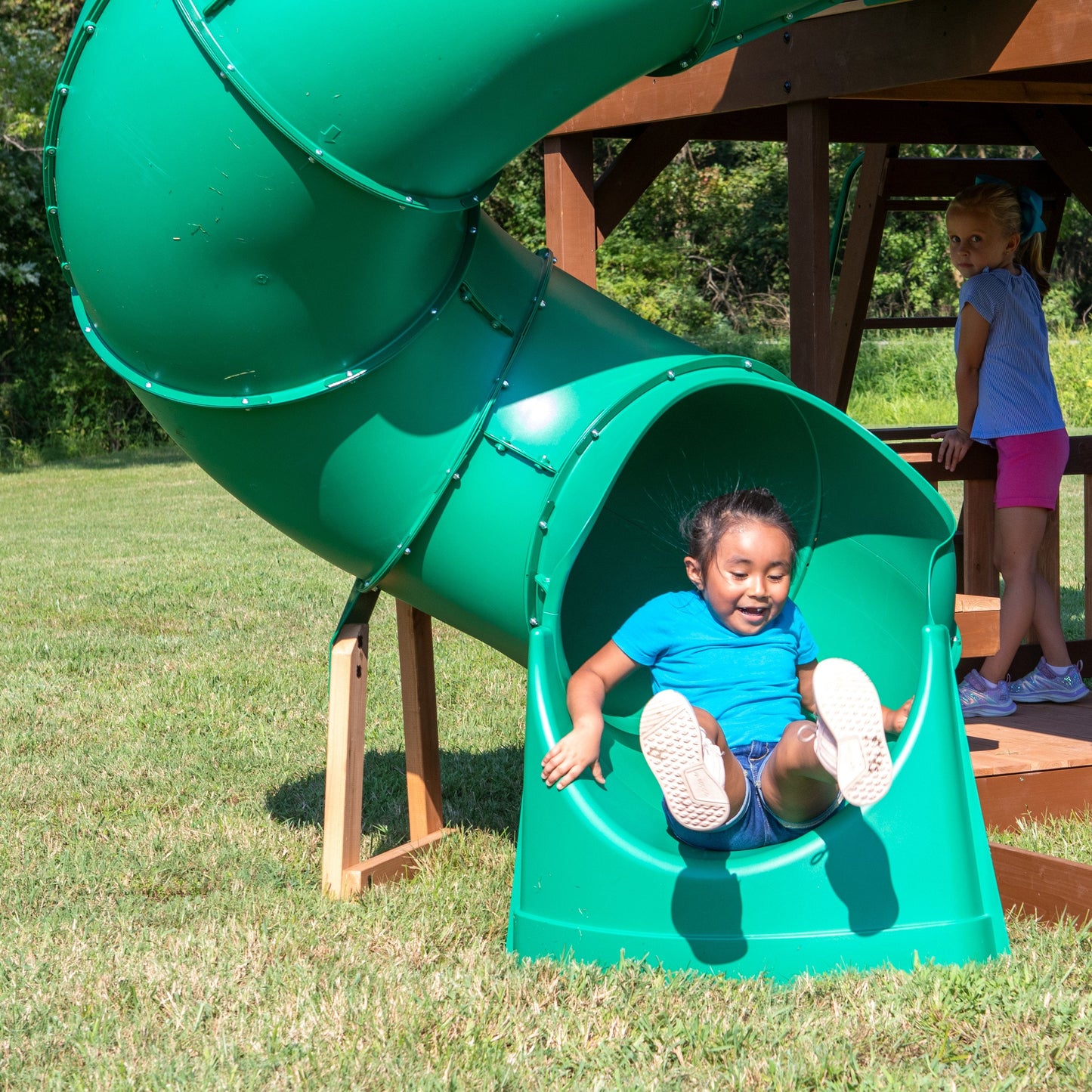 Skyfort II With Spiral Tube Slide
